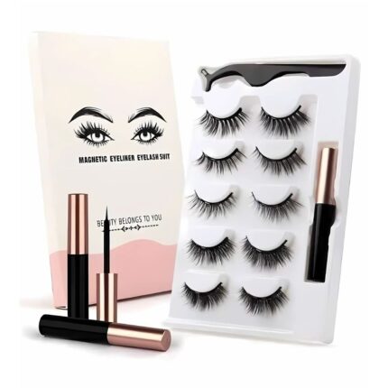 Magnetic Eyeliner and Eyelash Set - 5 Piece Original Quality